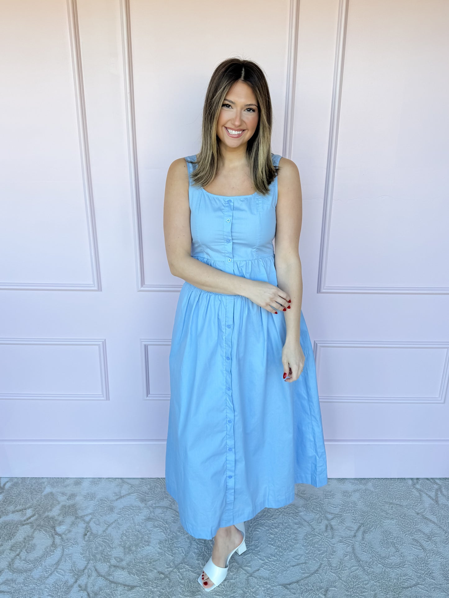 Such a Breeze Midi Skirt