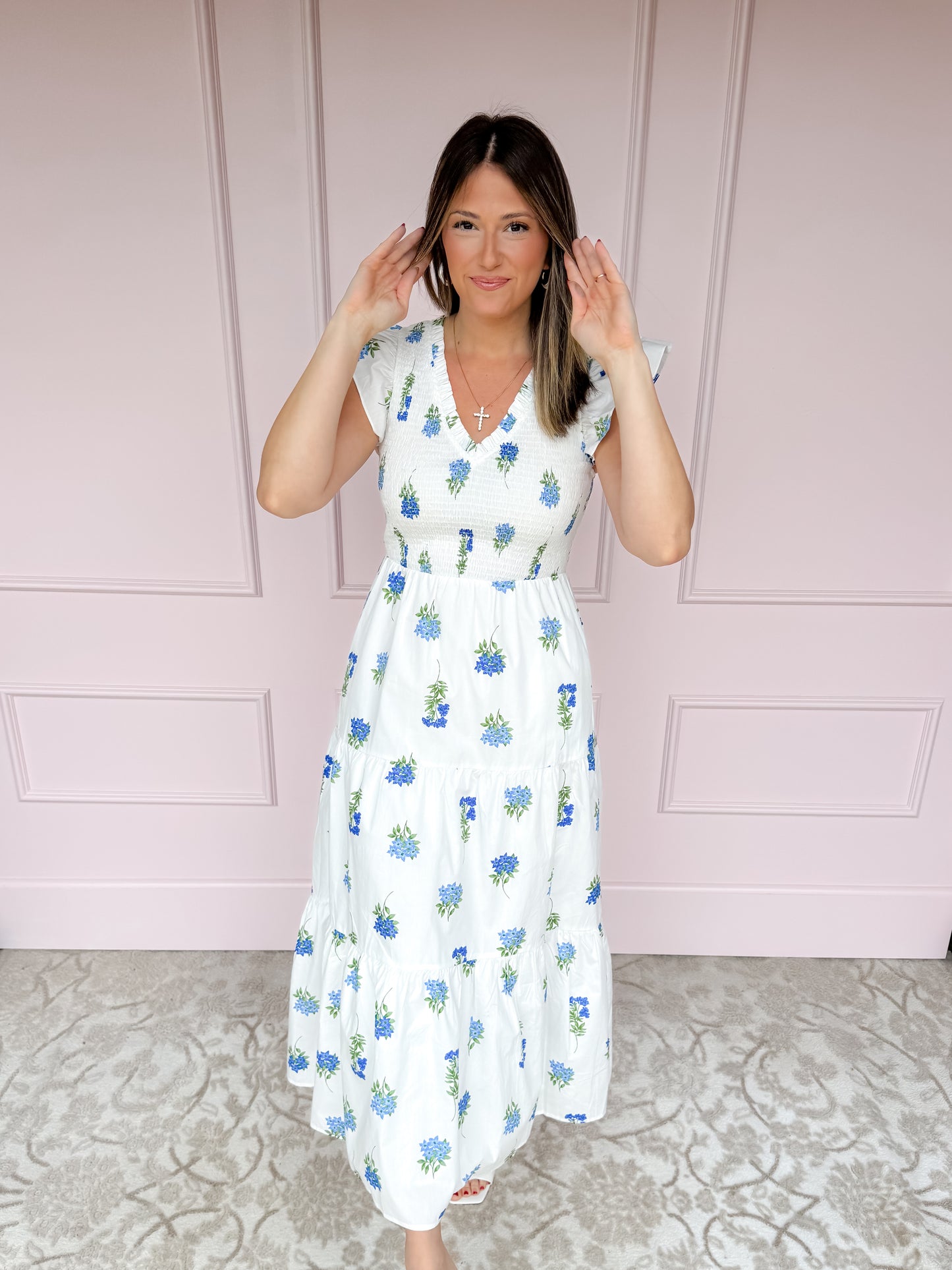Blossoms & Blessings Midi Dress