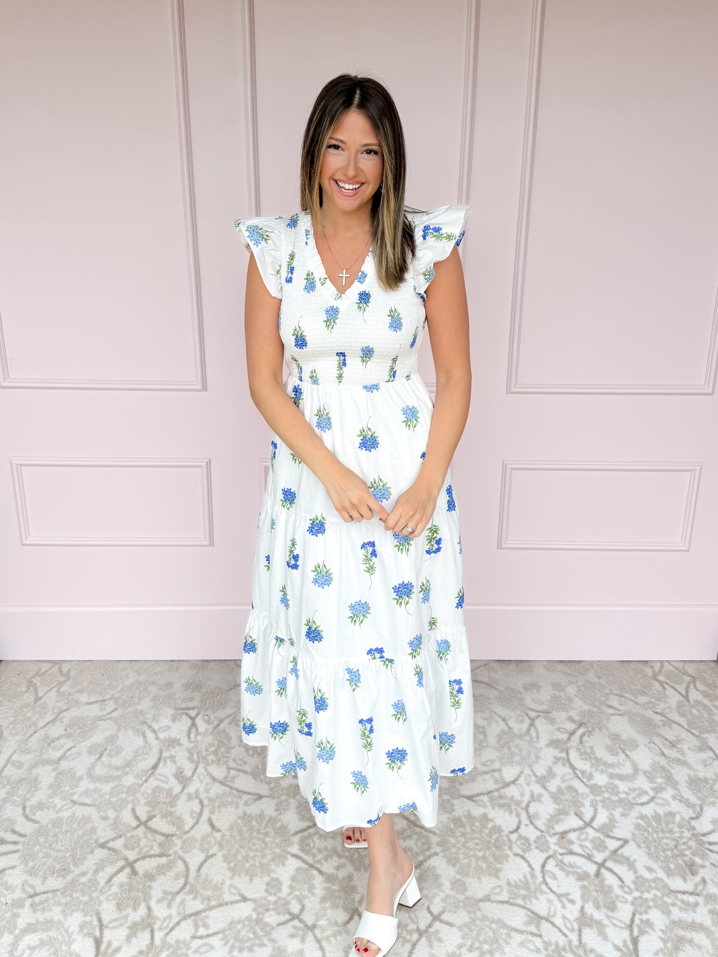 Blossoms & Blessings Midi Dress